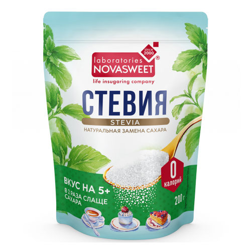 Столовый подсластитель "НоваСвит Стевия", 200 г Столовый подсластитель "НоваСвит Стевия", 200 г