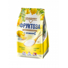 Фруктоза НОВАСВИТ с вит. С 250 г (мягкая упаковка)
