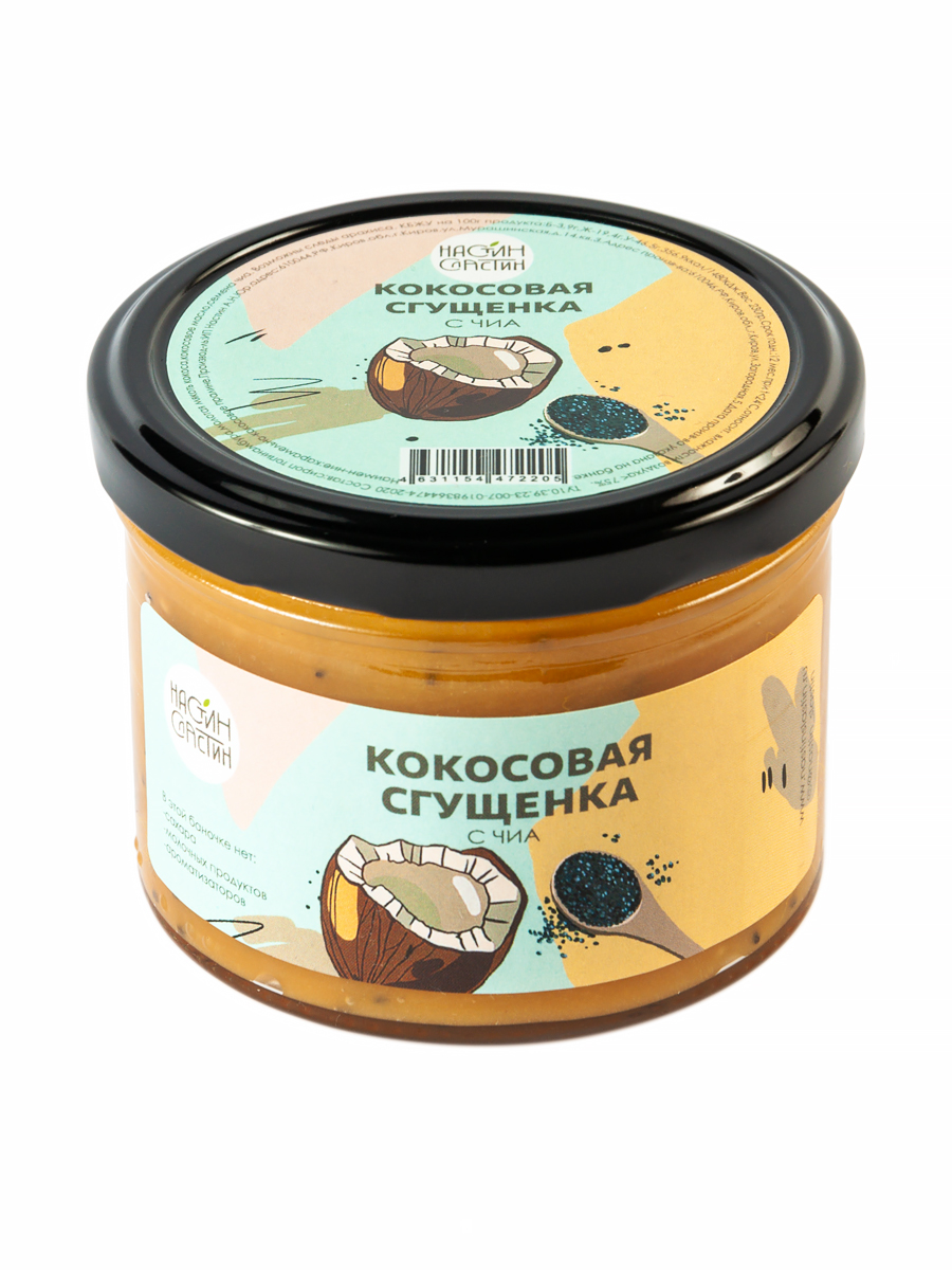 С чиа кокосовая сгущенка , 230 гр (НС)